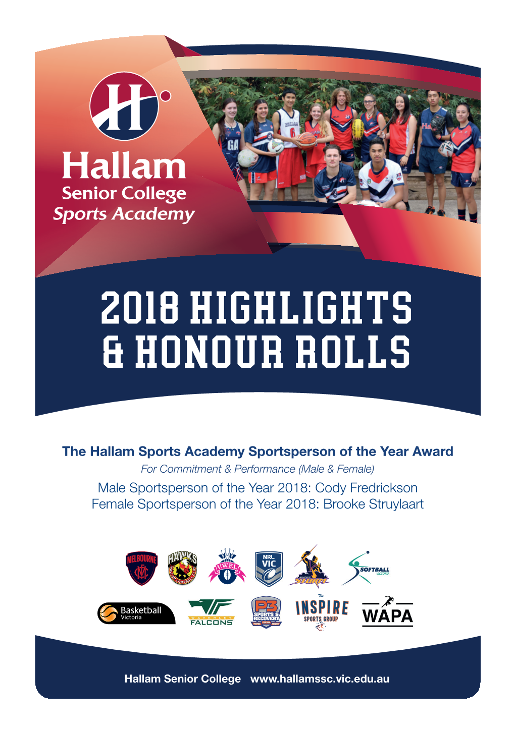 2018 Highlights & Honour Rolls