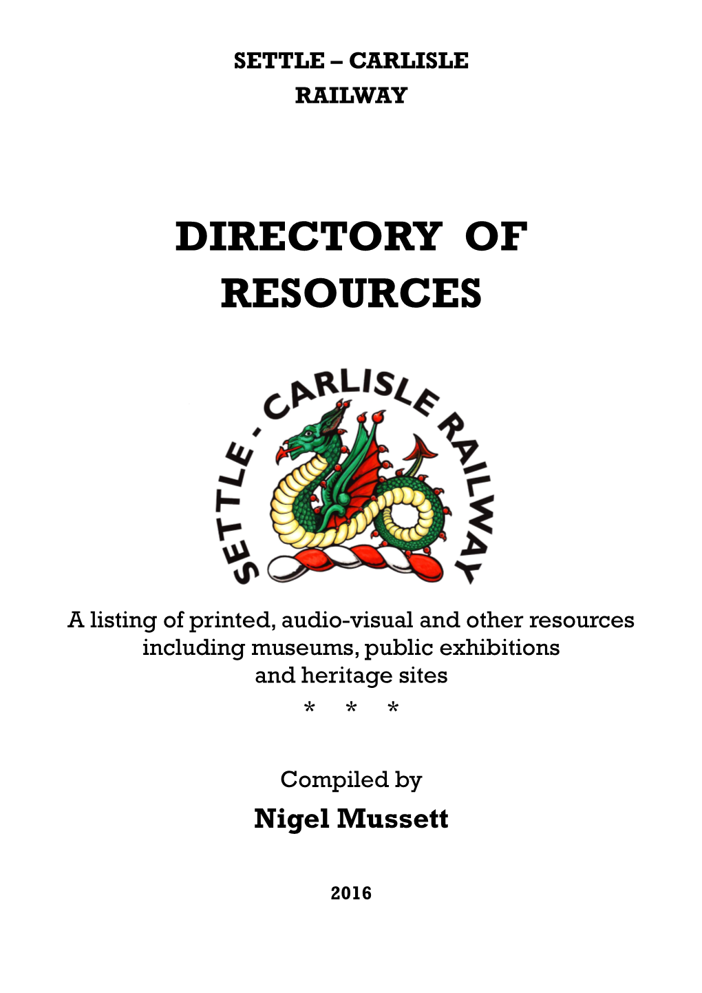 Directory of Resources