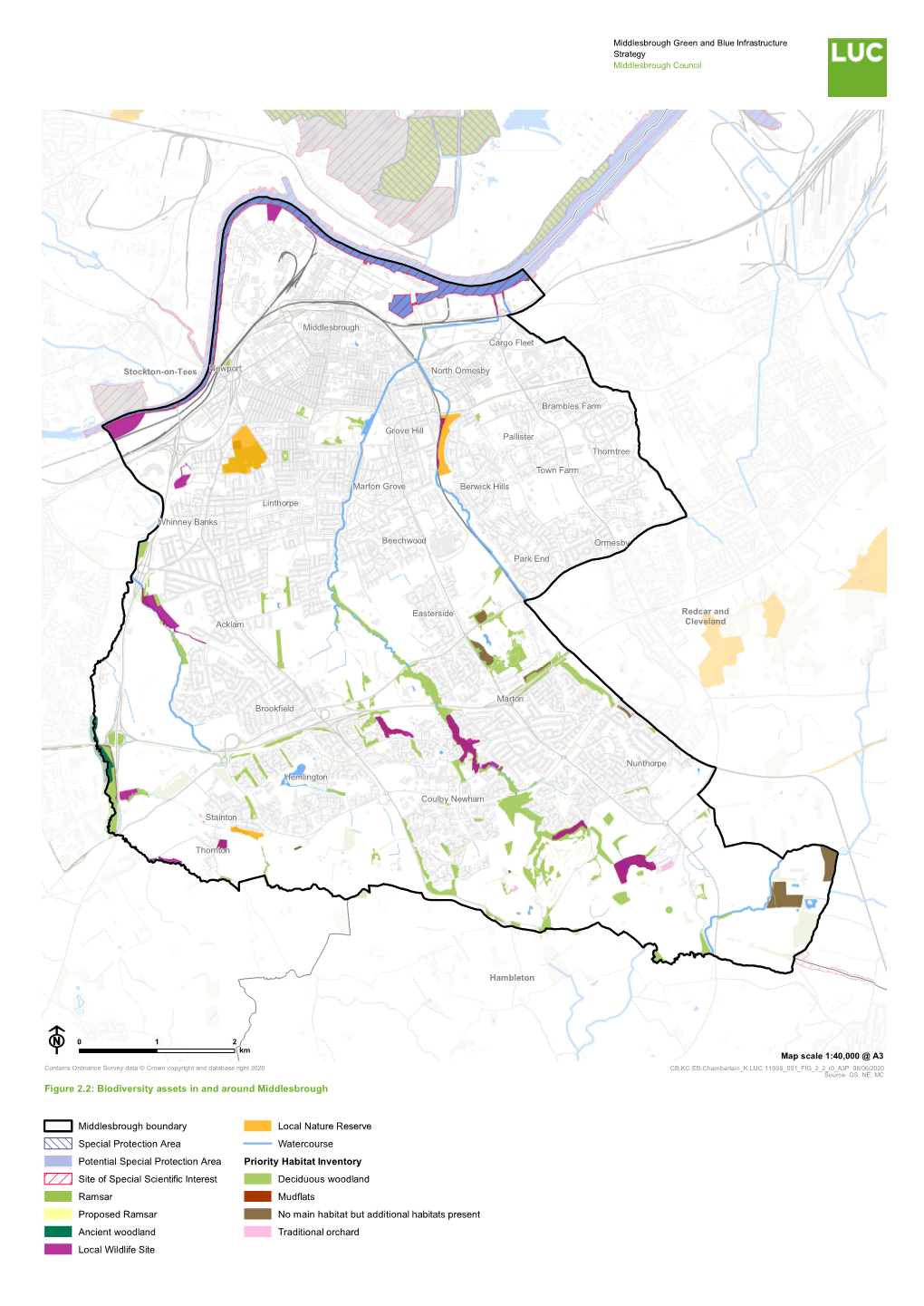 Middlesbrough Boundary Special Protection Area Potential Special