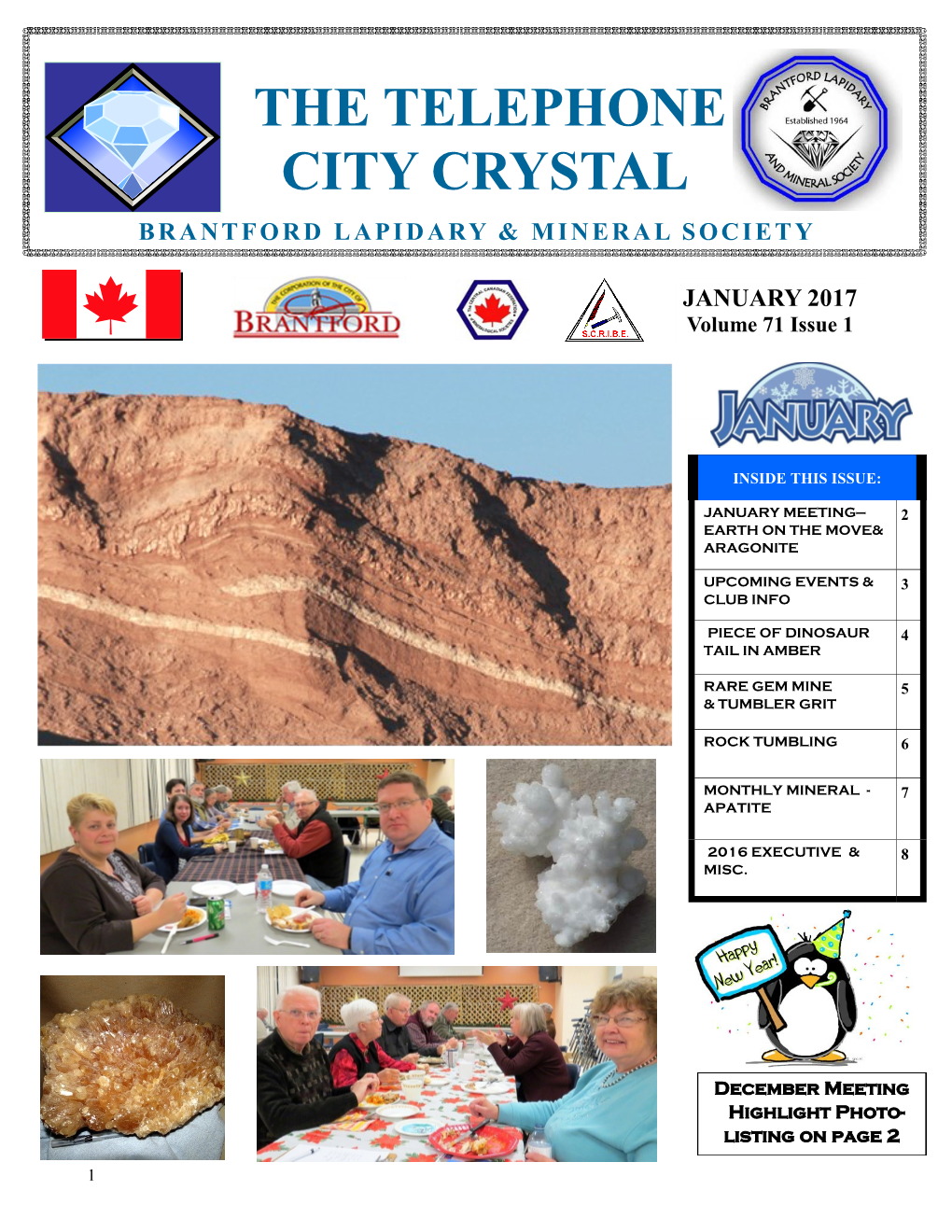 The Telephone City Crystal Brantford Lapidary & Mineral Society