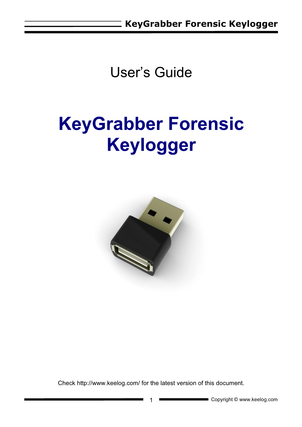 Hardware Keylogger User Guide