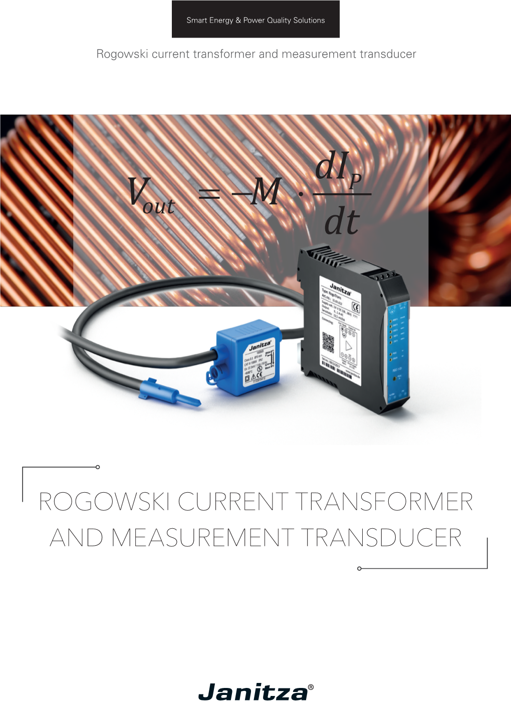 Janitza Rogowski Coils & Measurement Transducer