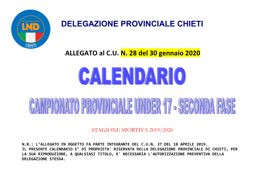 Delegazione Provinciale Chieti