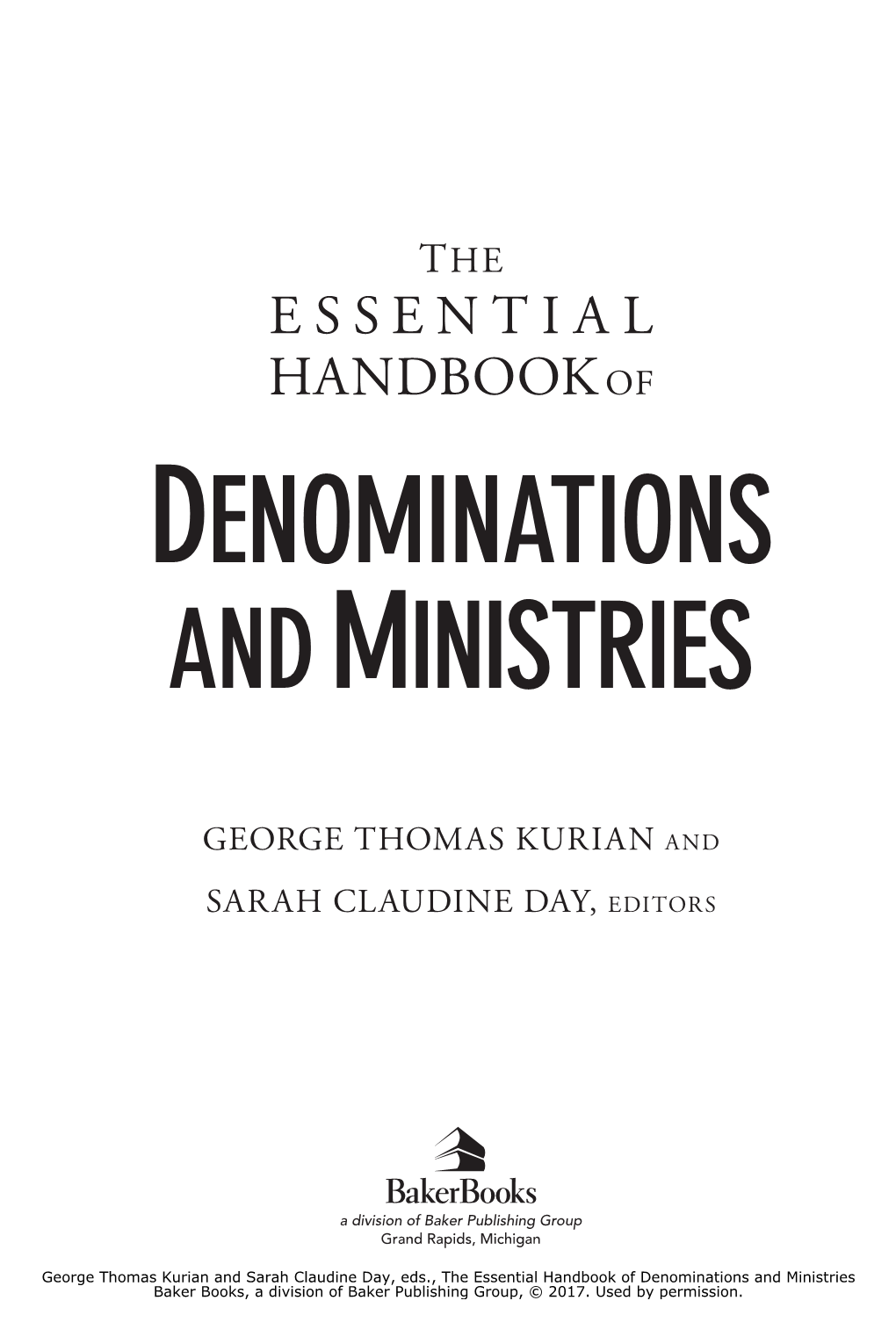 Denominations Andministries