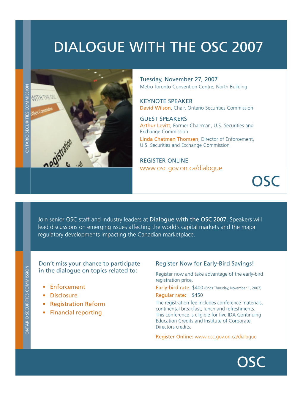 Dialogue with the Osc 2007