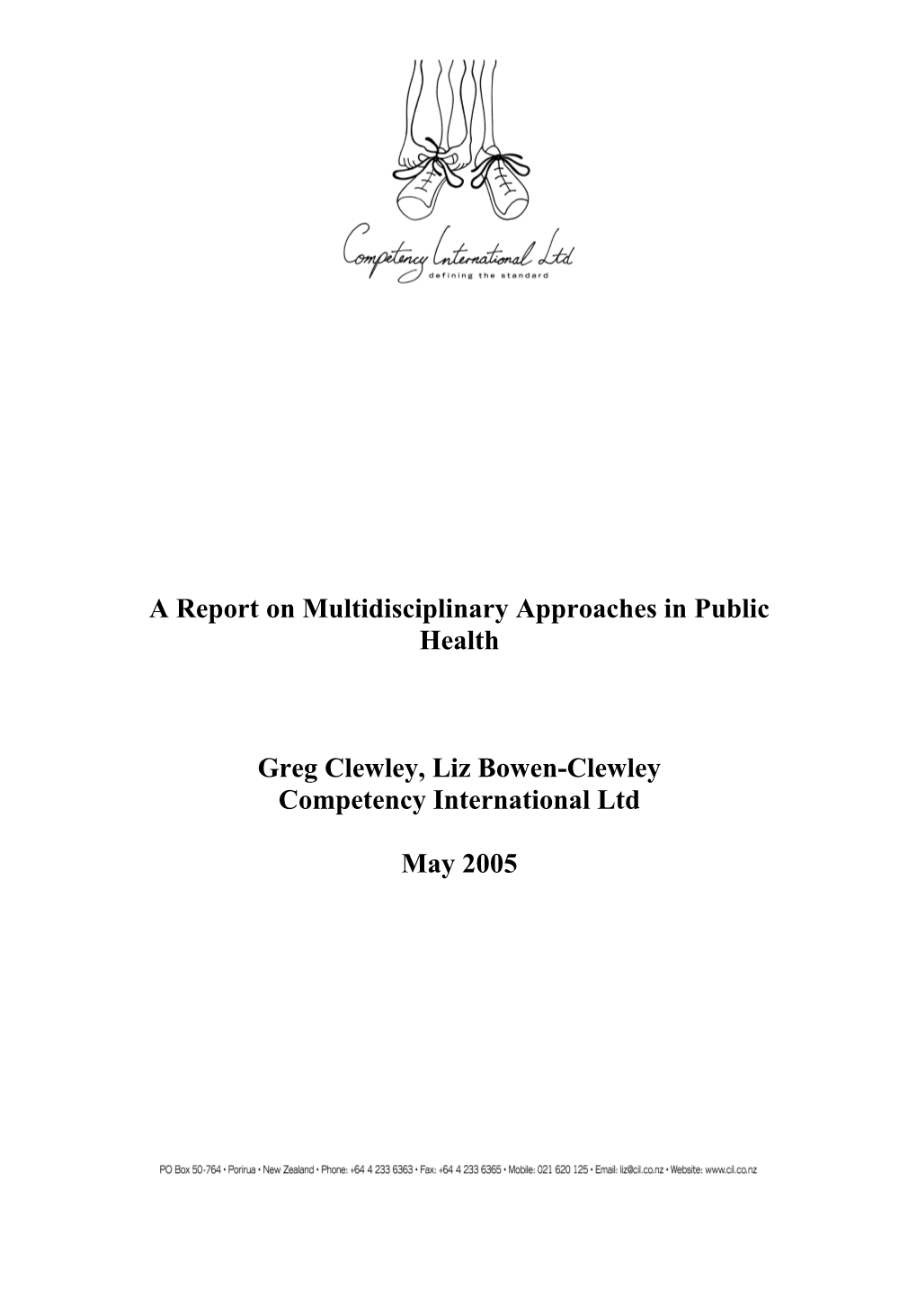 A Report on Multidisciplinary Approaches in Public Health