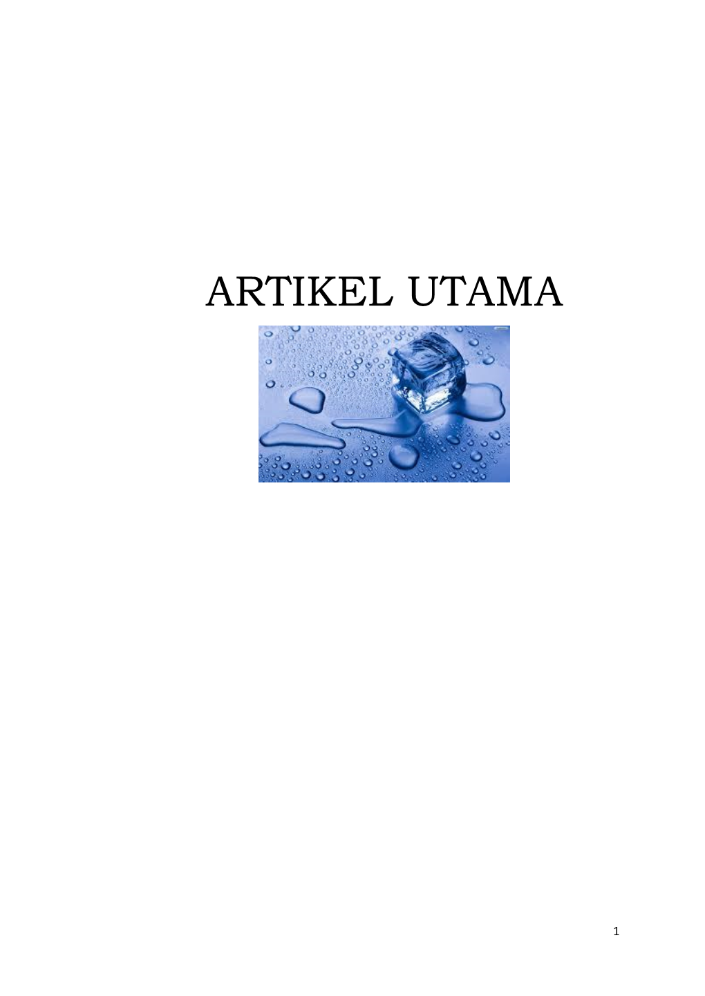 Artikel Utama