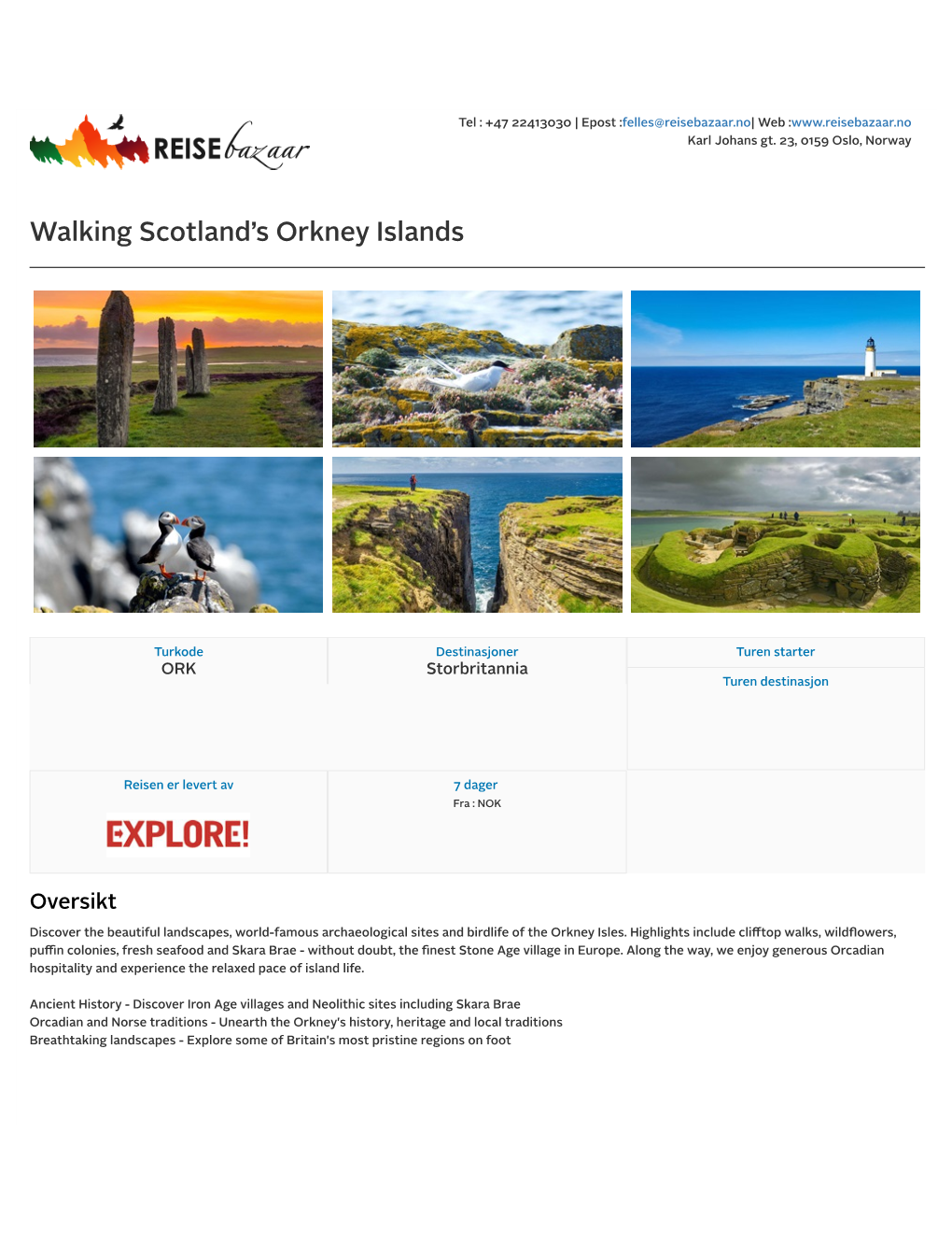 Walking Scotland's Orkney Islands