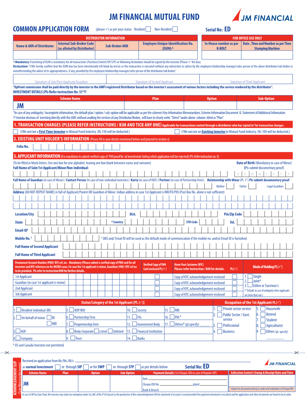 Jm Financial Mutual Fund