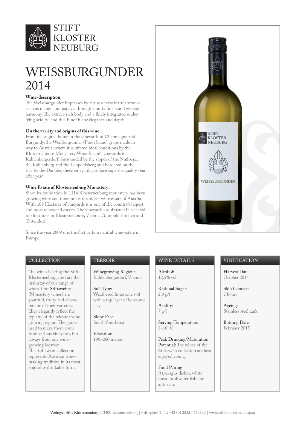 Weissburgunder 2014