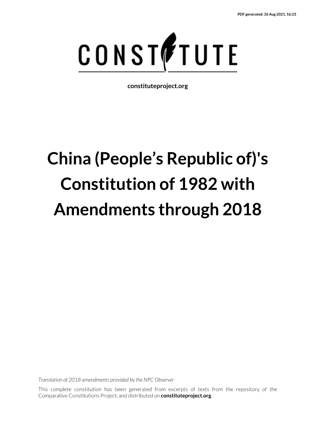 China (People's Republic