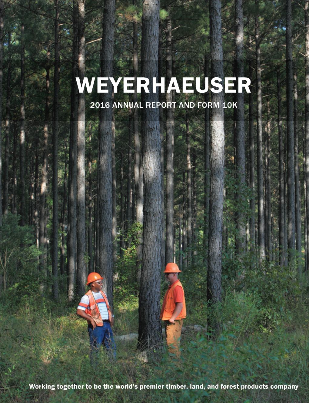 Weyerhaeuser Company 2016 Annual Report