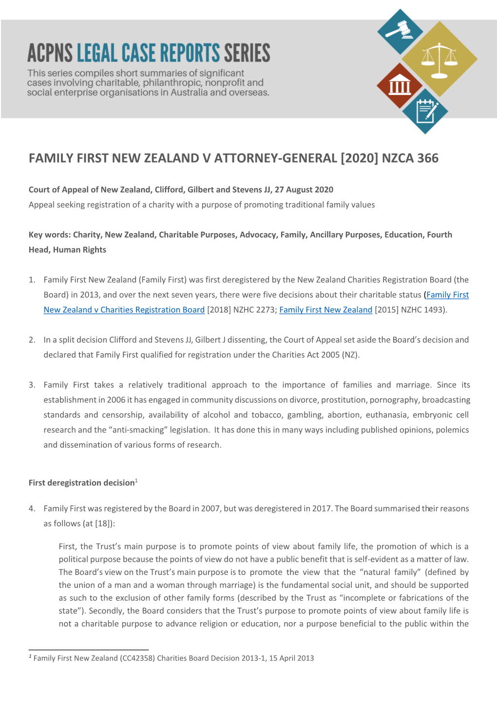 Family First New Zealand V Attorney-General [2020] Nzca 366