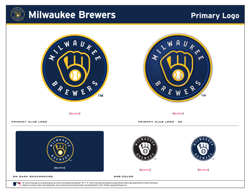 Milwaukee Brewers Primary Logo