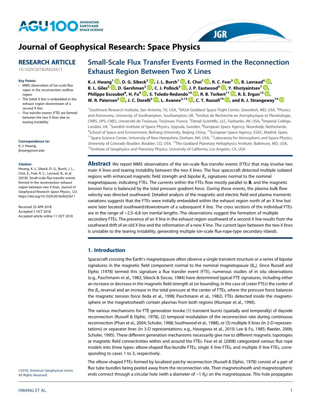 Small-Scale Flux Transfer Events Formed in the Reconnection Exhaust Region Between Two X Lines