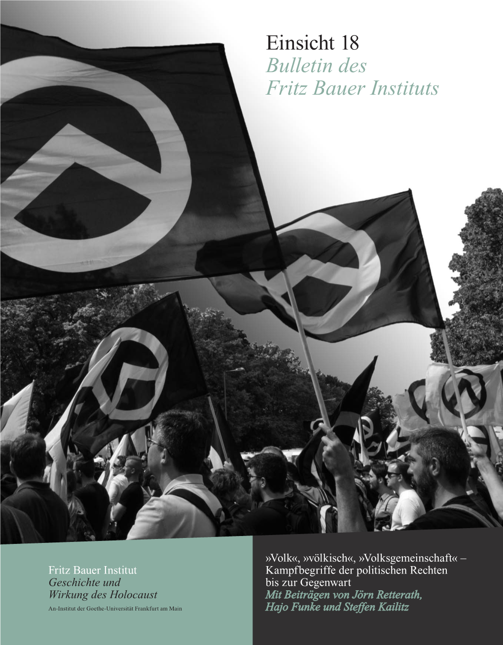 Einsicht 18 Bulletin Des Fritz Bauer Instituts