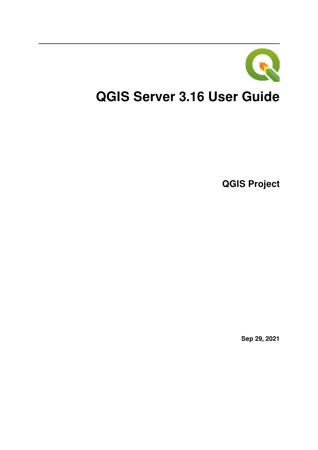 QGIS Server 3.16 User Guide