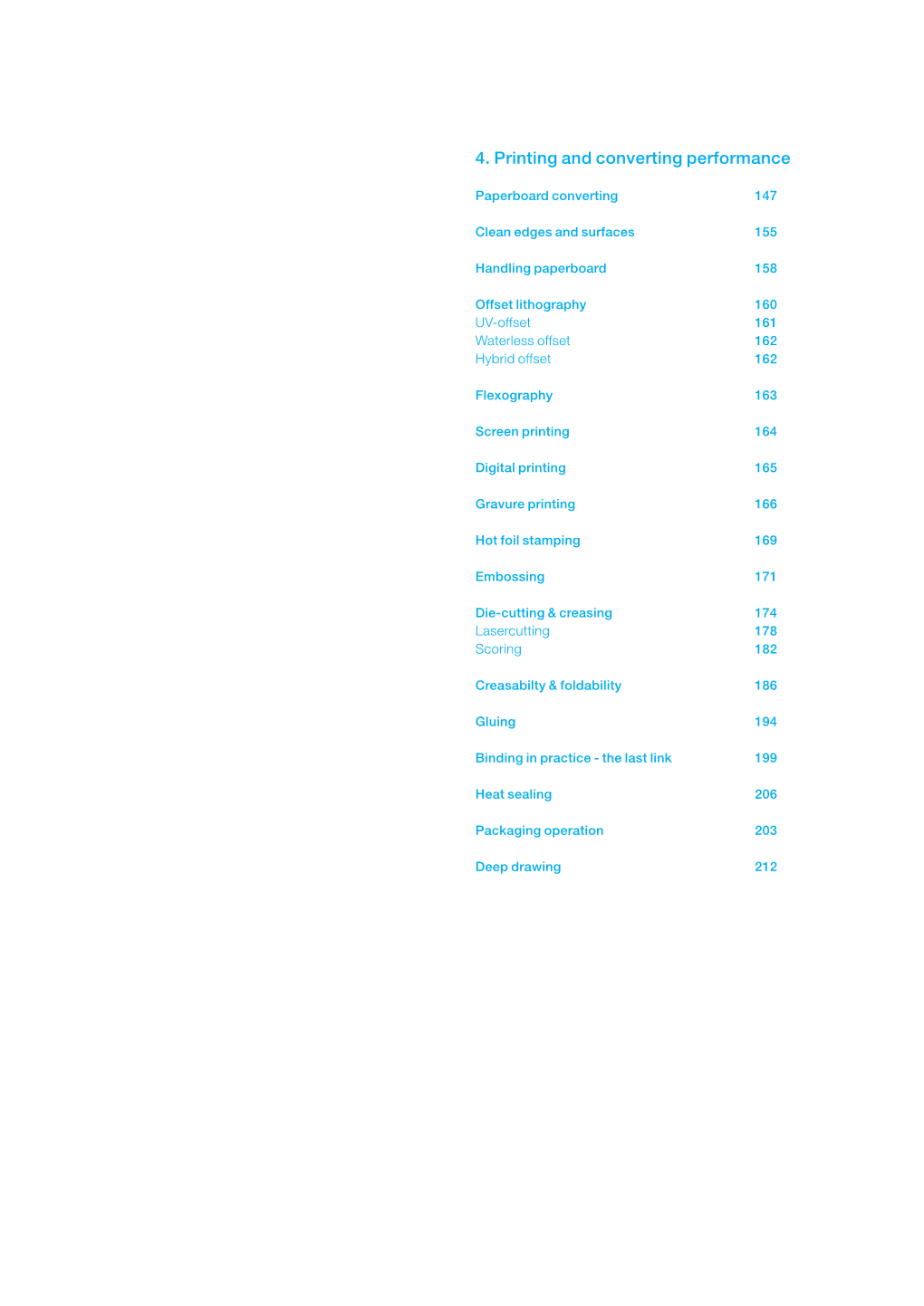 4. Printing and Converting Performance