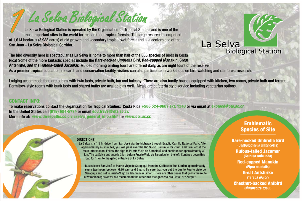 1La Selva Biological Station