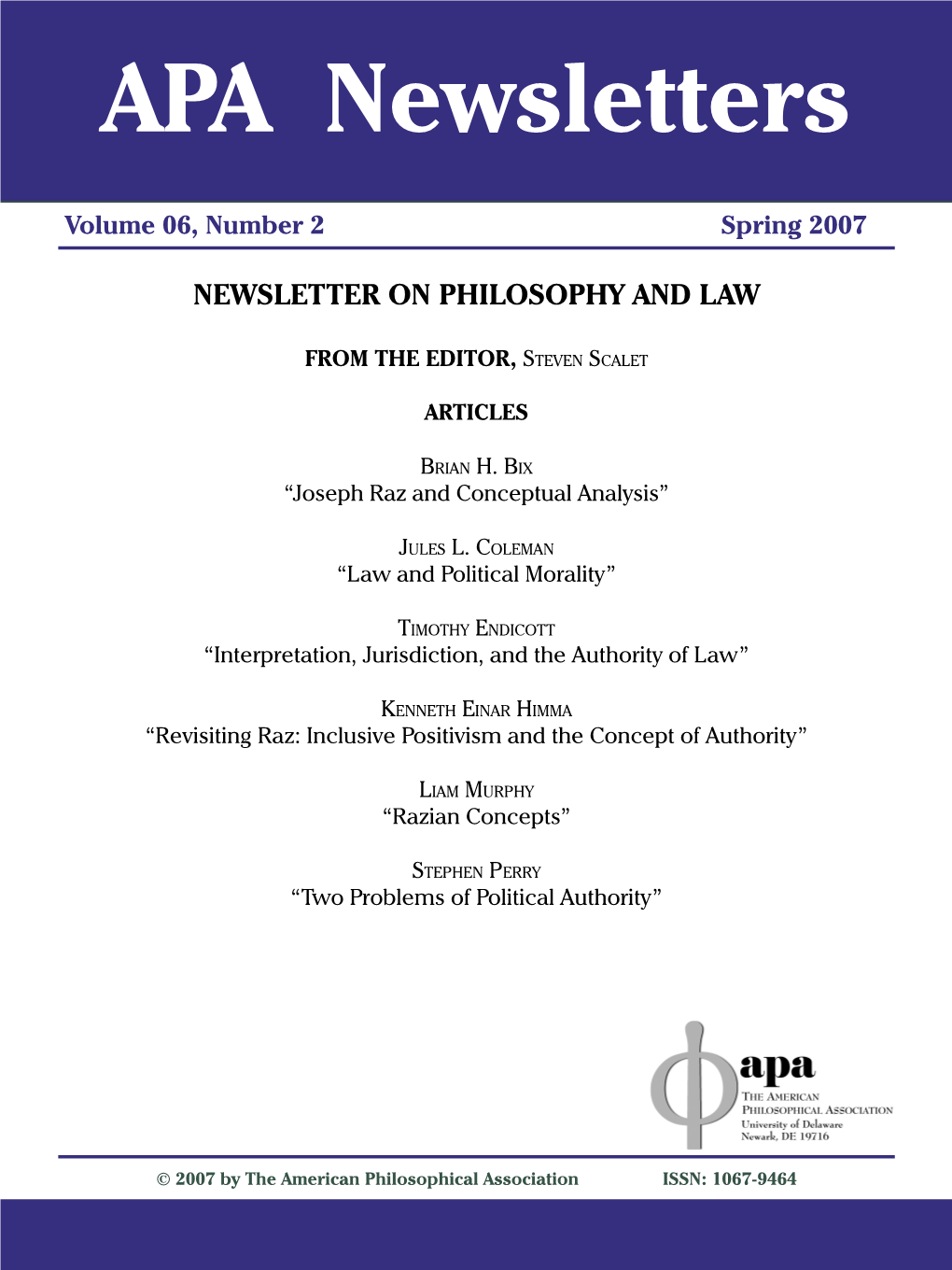 APA Newsletters