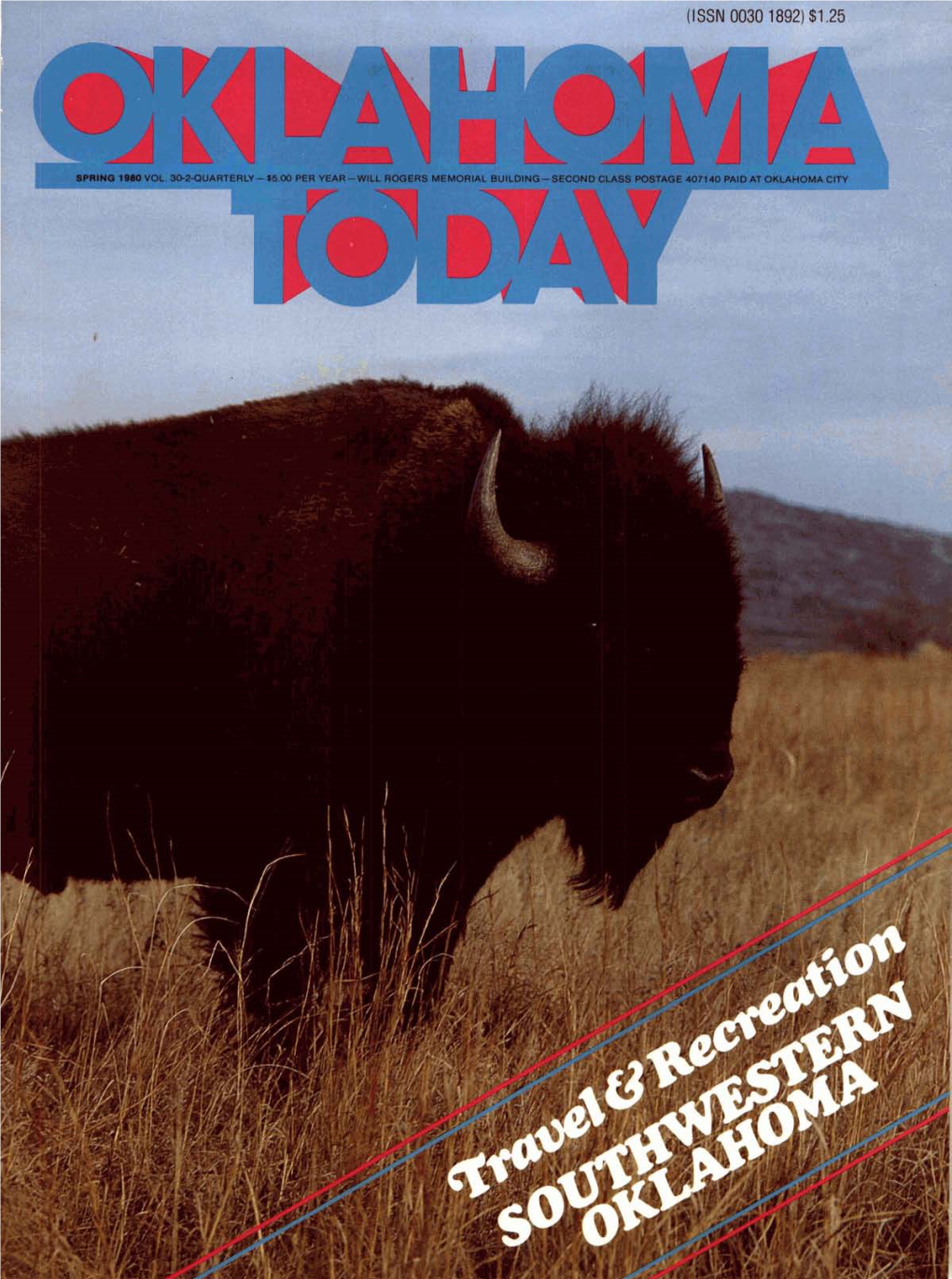 Oklahoma Today Spring 1980 Volume 30 No. 2