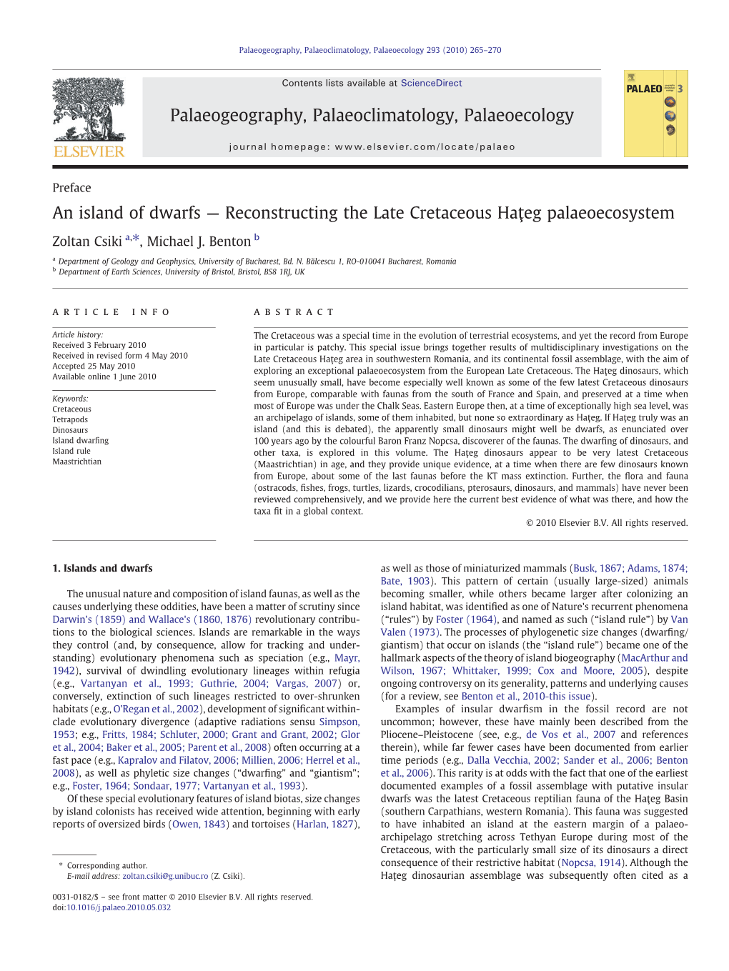 Reconstructing the Late Cretaceous Haţeg Palaeoecosystem