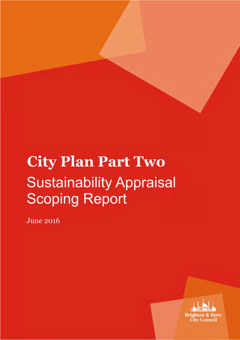 Sustainability Appraisal Scoping Report (PDF 2.1MB)