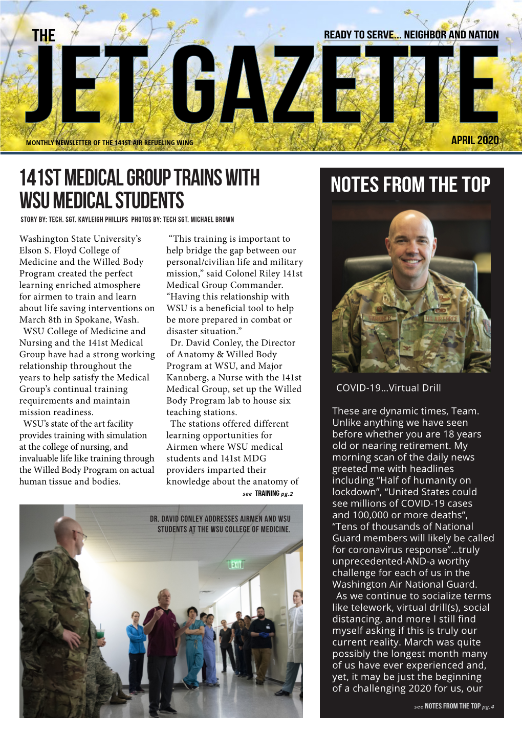 141St Medical Group Trains with WSU Medical Students