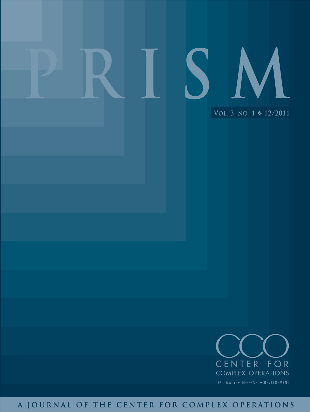 PRISM Vol 3, No 1