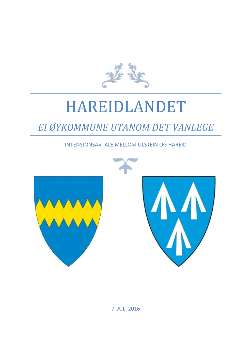 Hareidlandet Ei Øykommune Utanom Det Vanlege