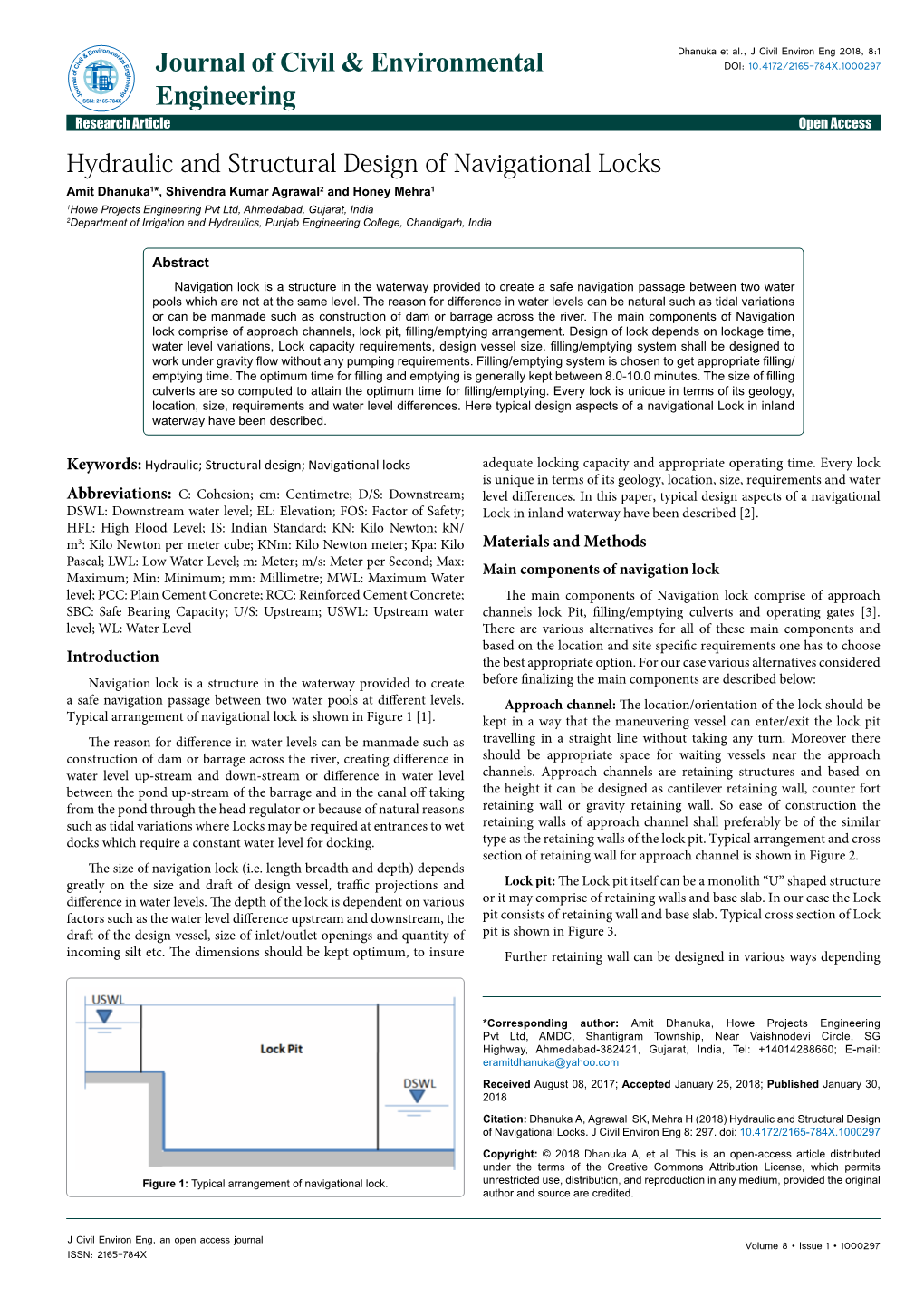 Hydraulic and Structural Design of Navigational Locks