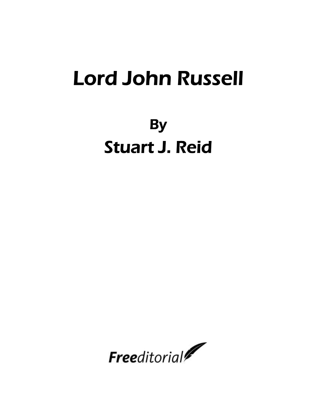 Lord John Russell