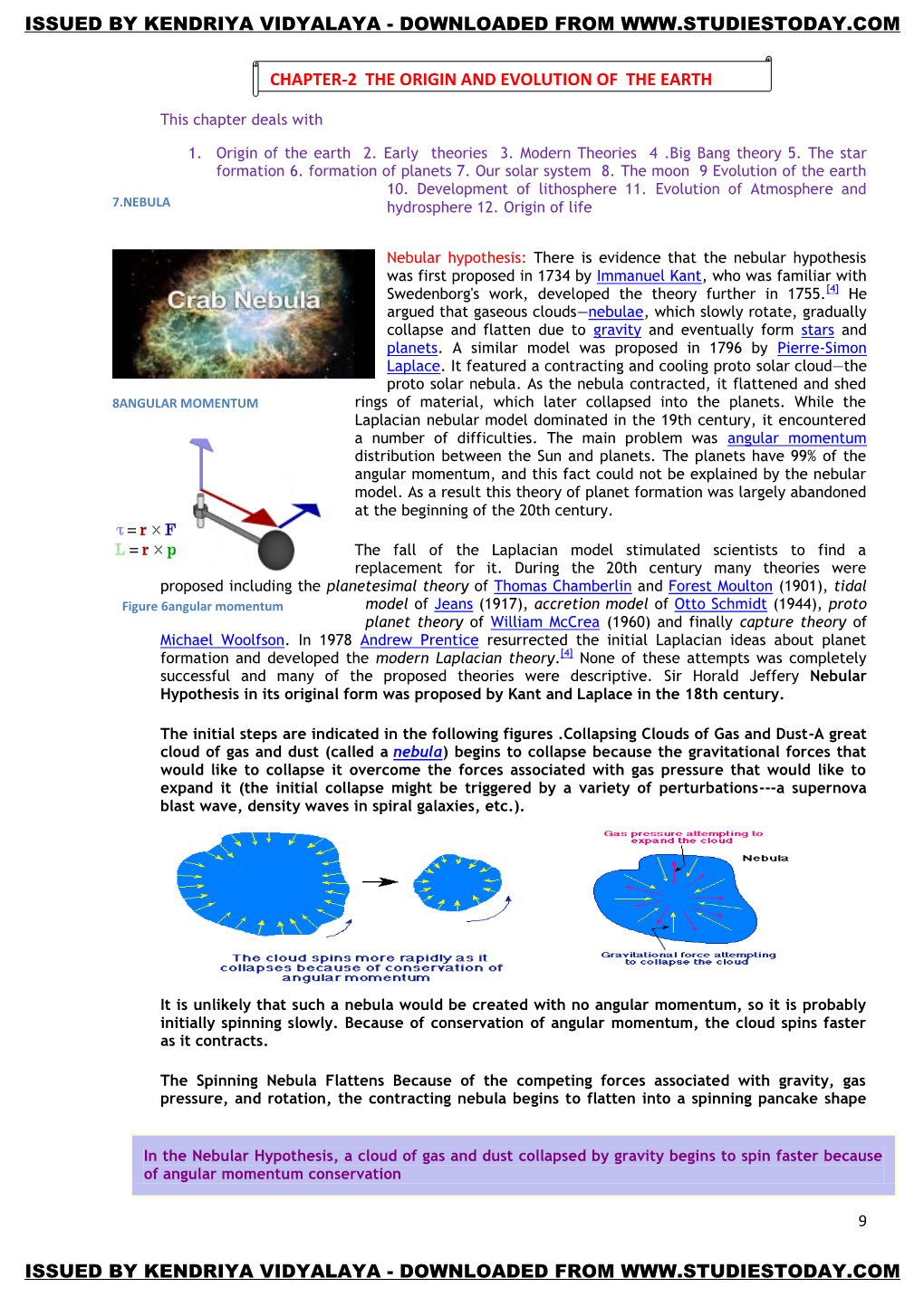 Chapter-2 the Origin and Evolution of the Earth