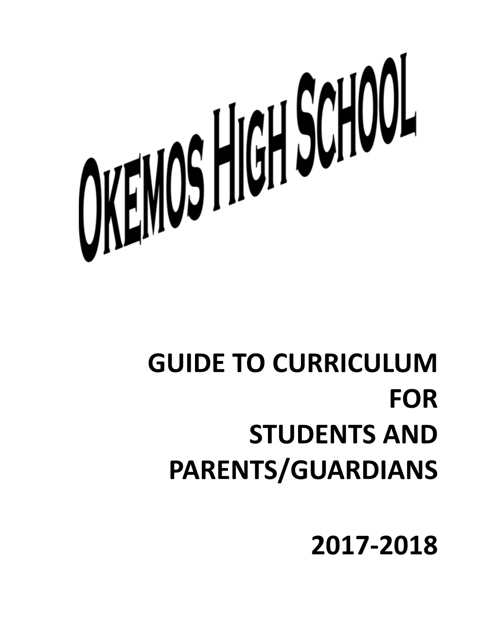 Okemos High School Guide to Curriculum 2017-18