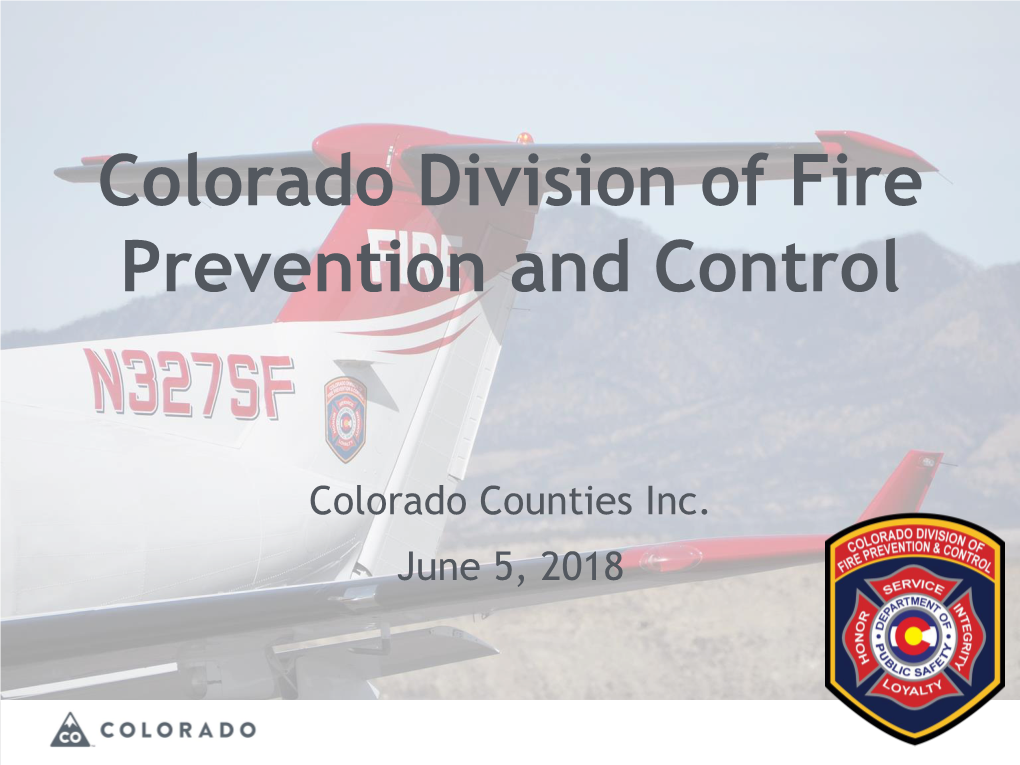 CCI Foundation 2018 Summer Conference Southern District Fire