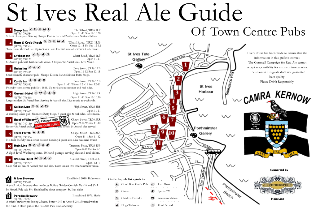 St Ives Real Ale Pub Guide