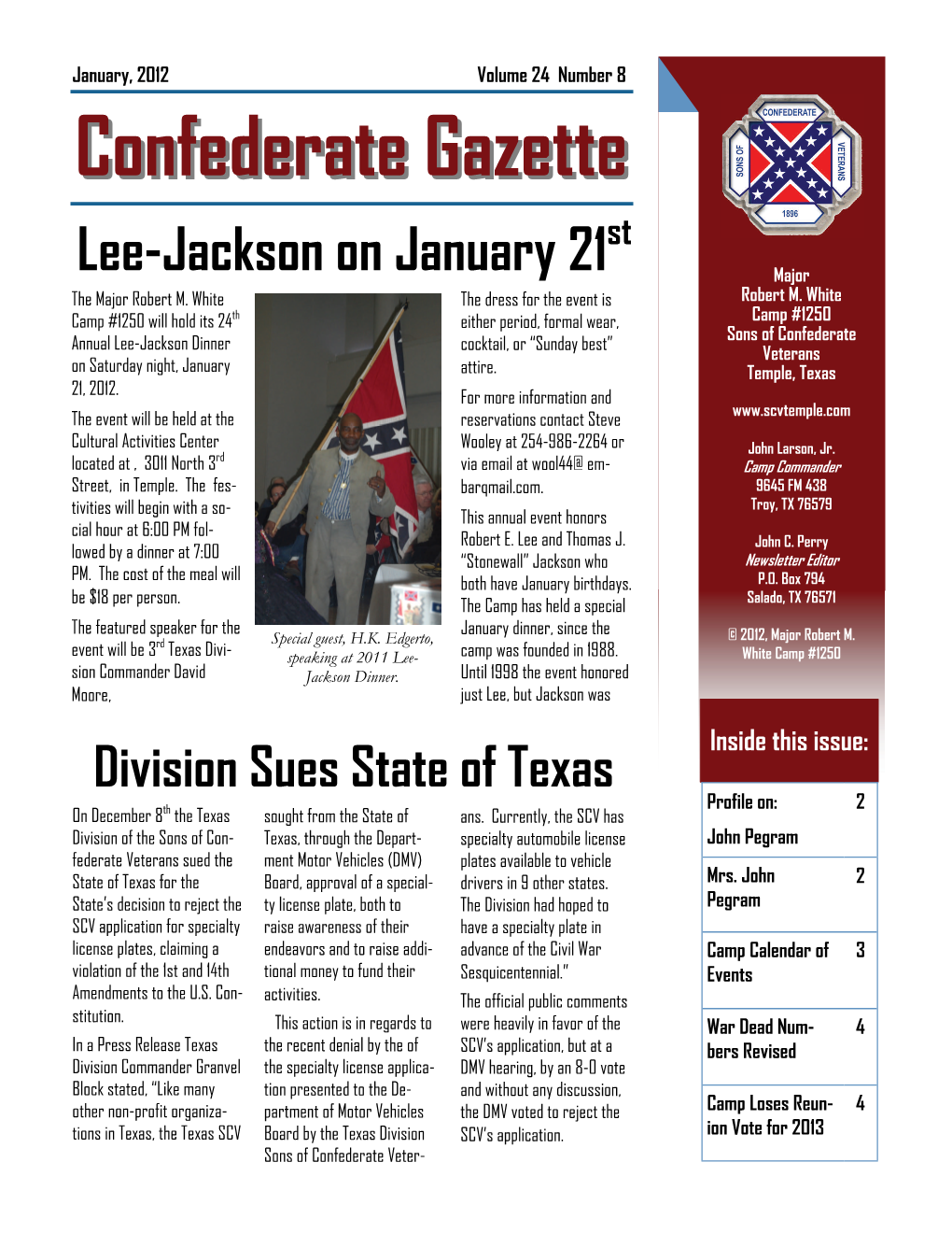 Confederate Gazettegazette St