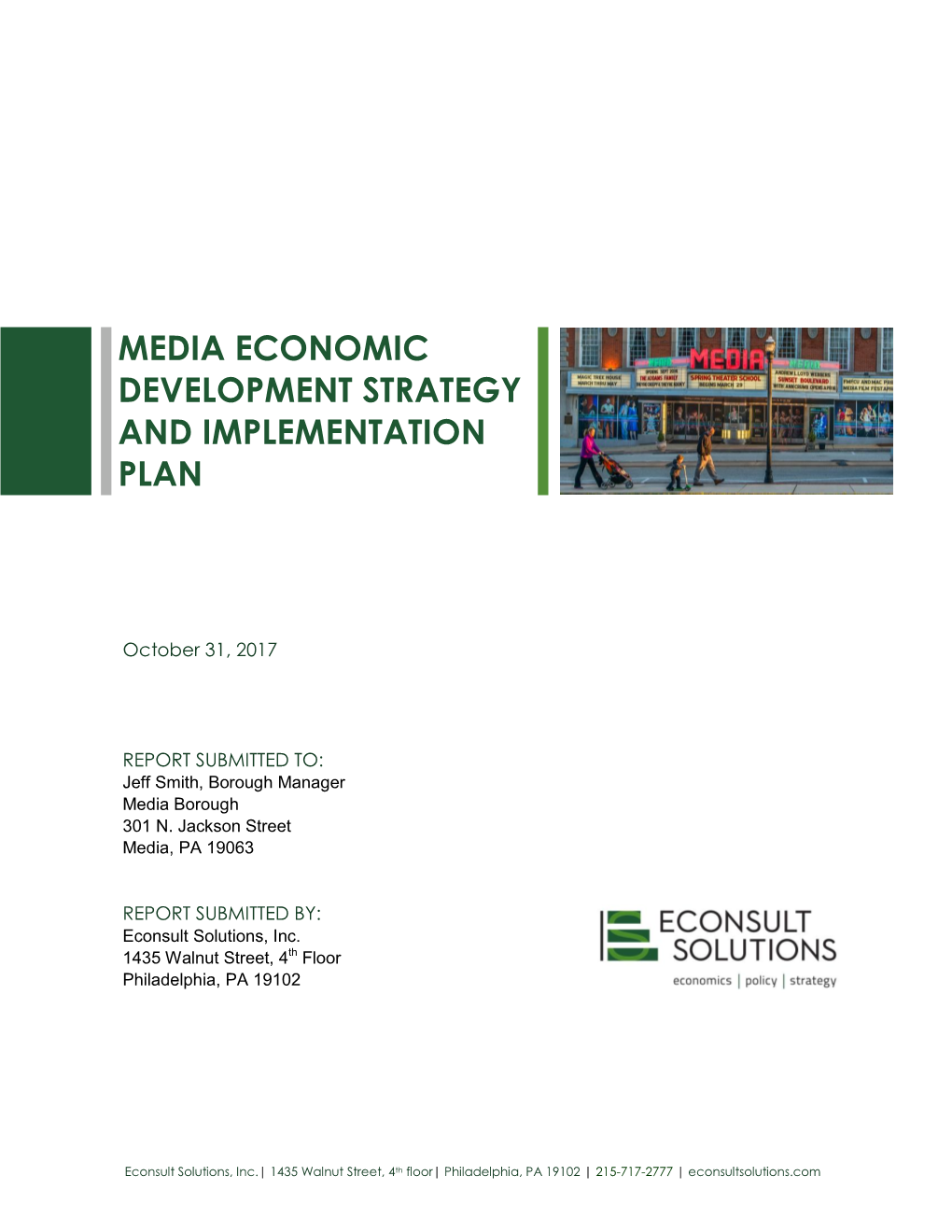 Economic Development Strategy and Implemenation