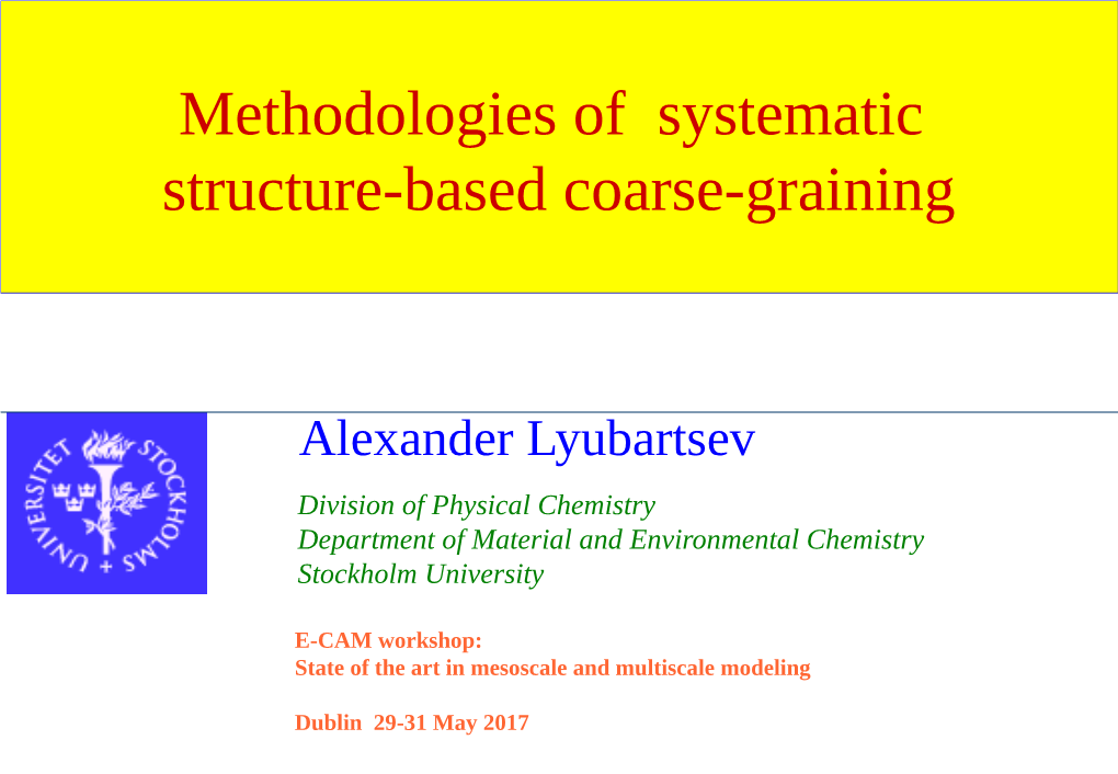 Calculation of Effective Interaction Potentials From