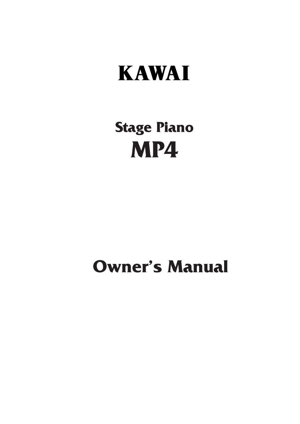 Stage Piano MP4