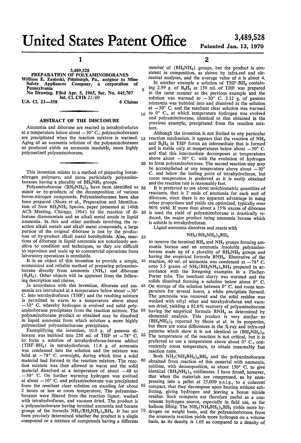 United States Patent 0 Ice Patented Jan