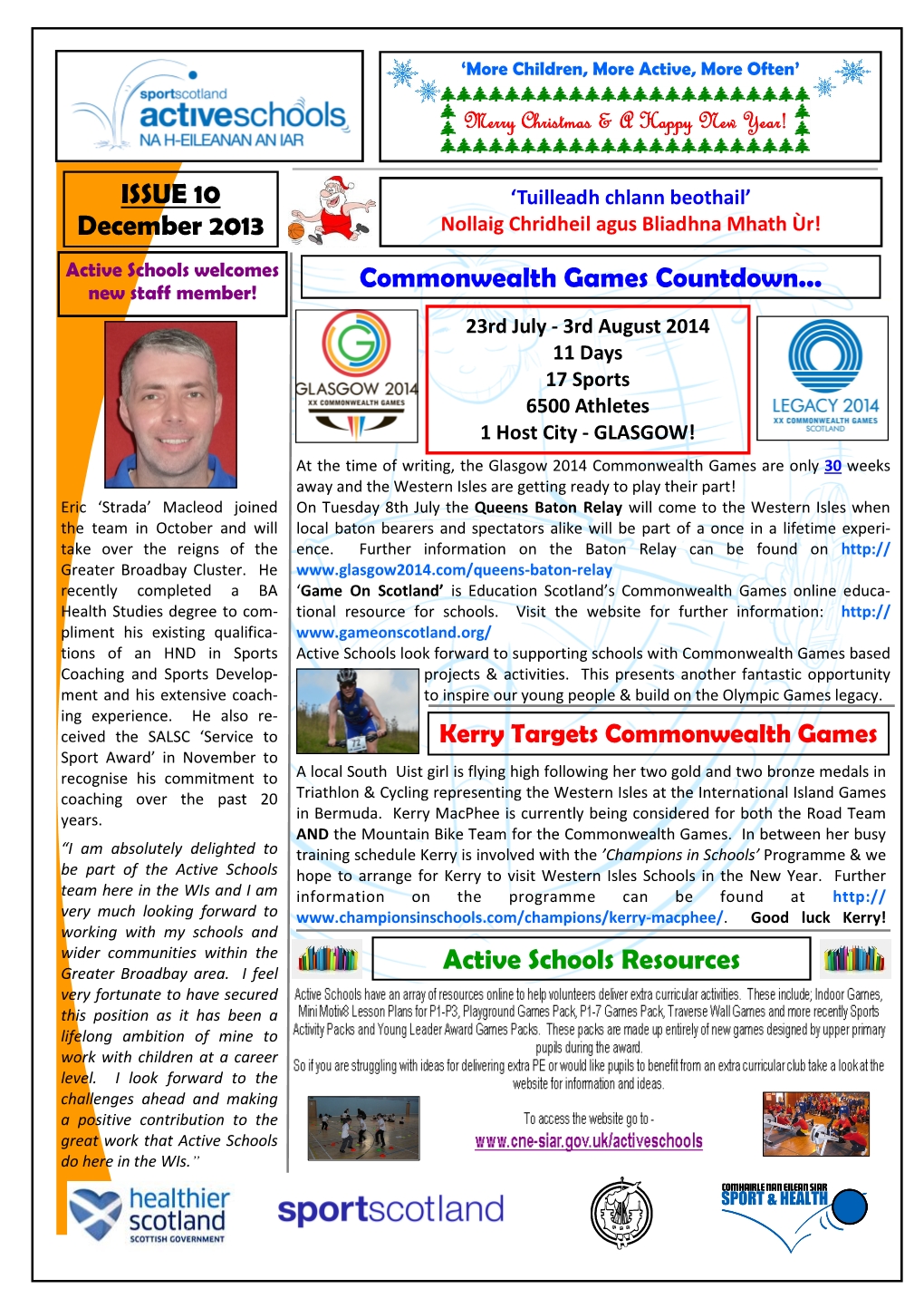 Active Schools Newsletter