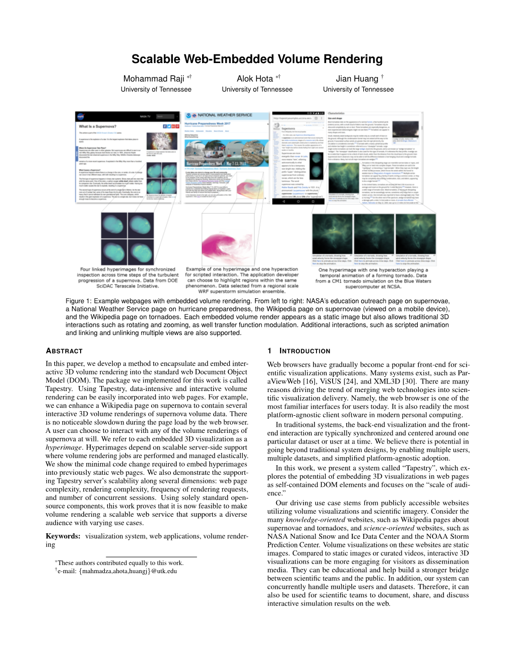 Scalable Web-Embedded Volume Rendering