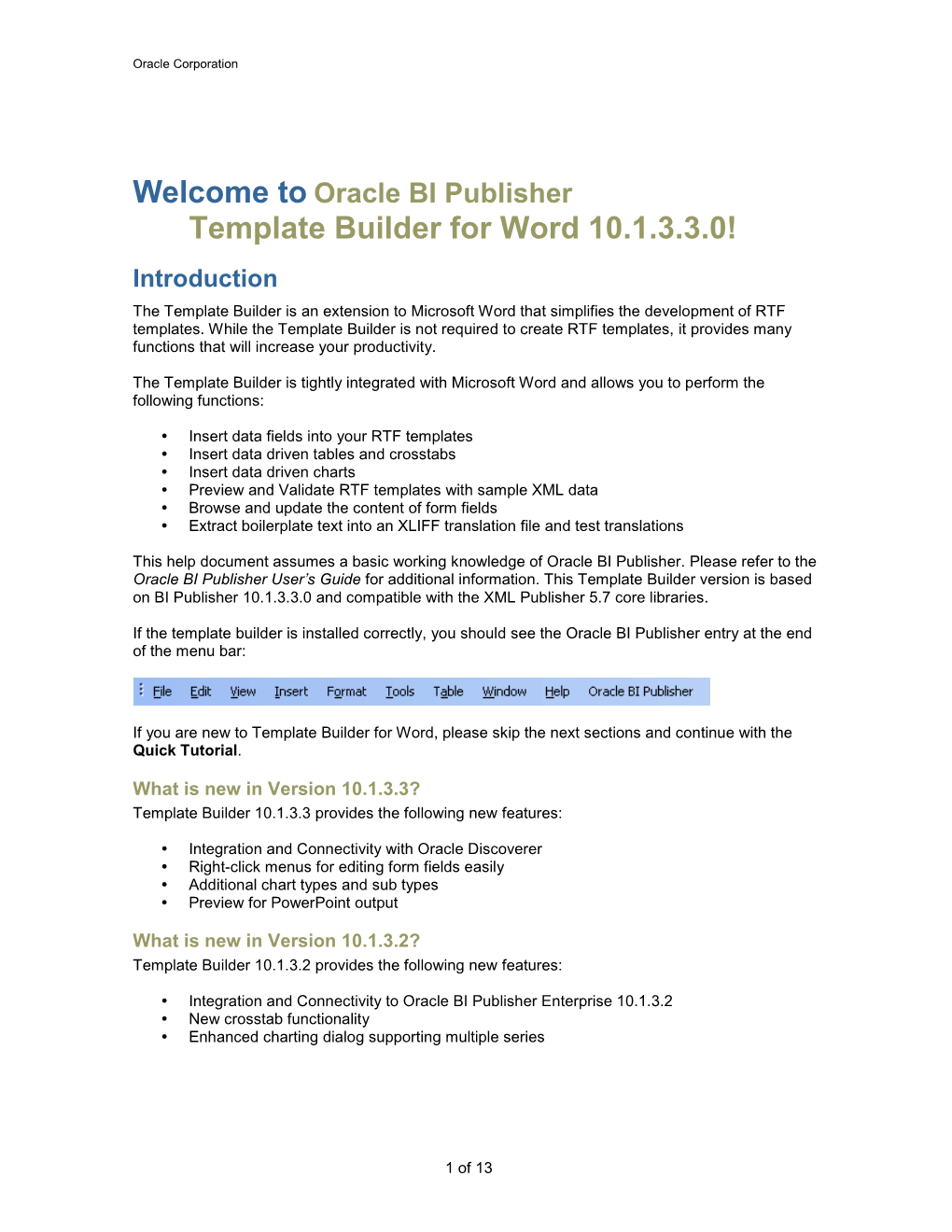 Oracle XML Publisher