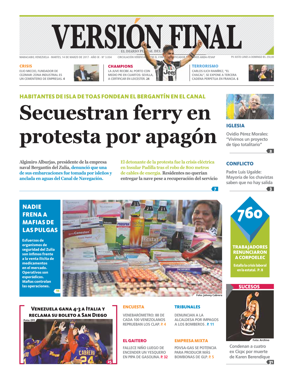 Secuestran Ferry En Protesta Por Apagón