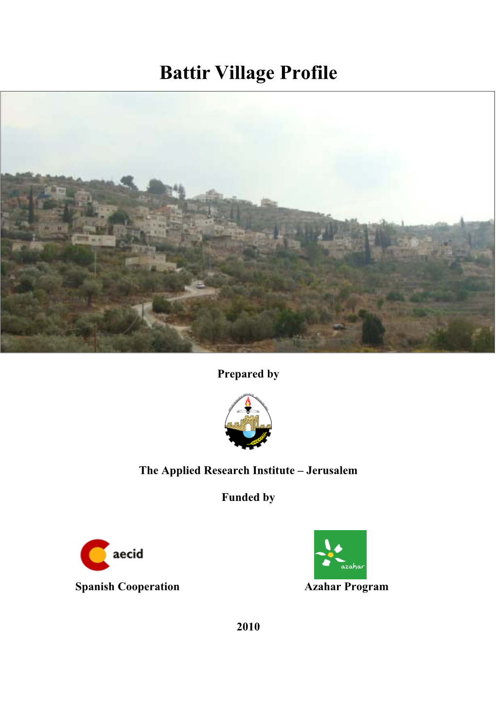 Battir Village Profile