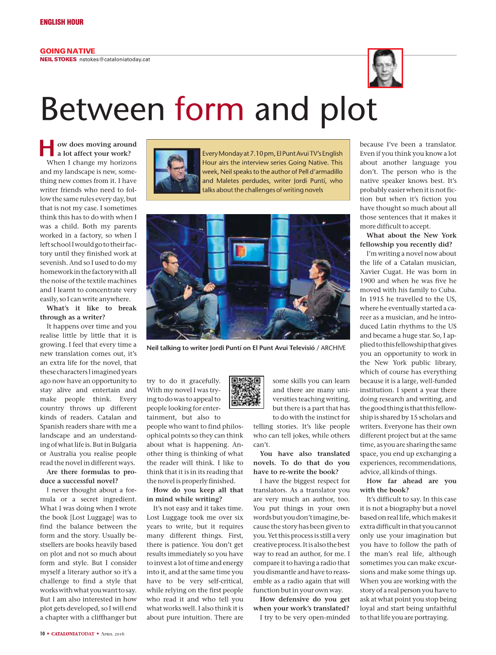 Between Form and Plot