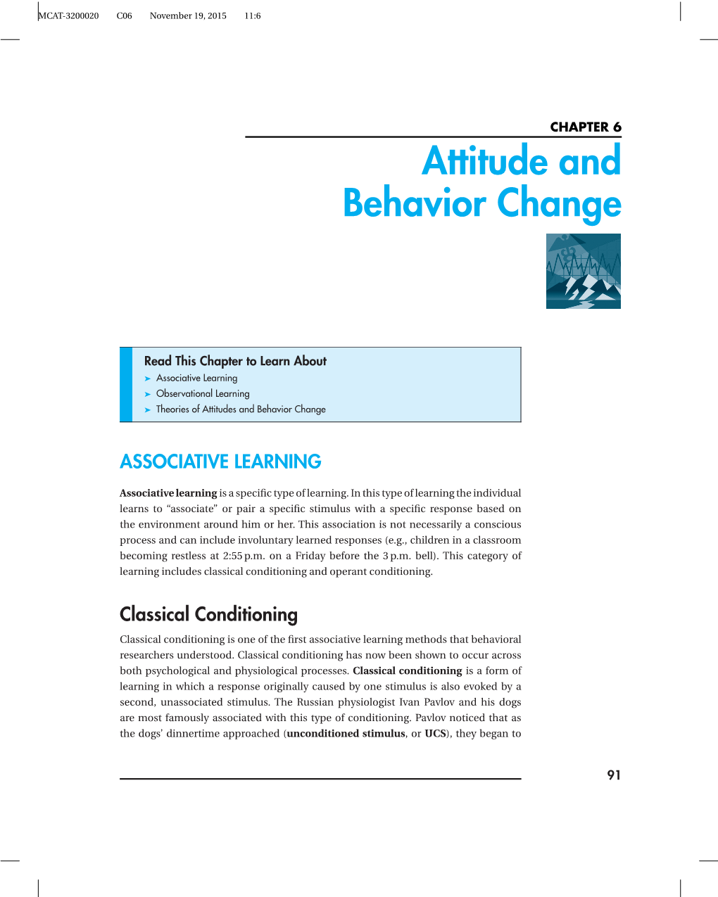 Attitude and Behavior Change