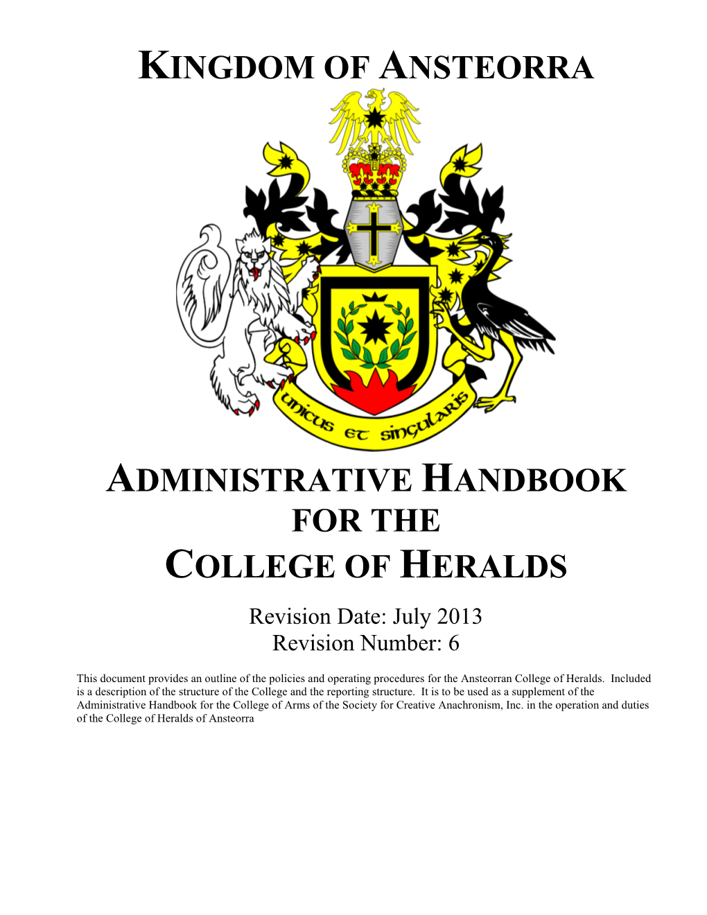 COH Admin Handbook Rev 6.Docx