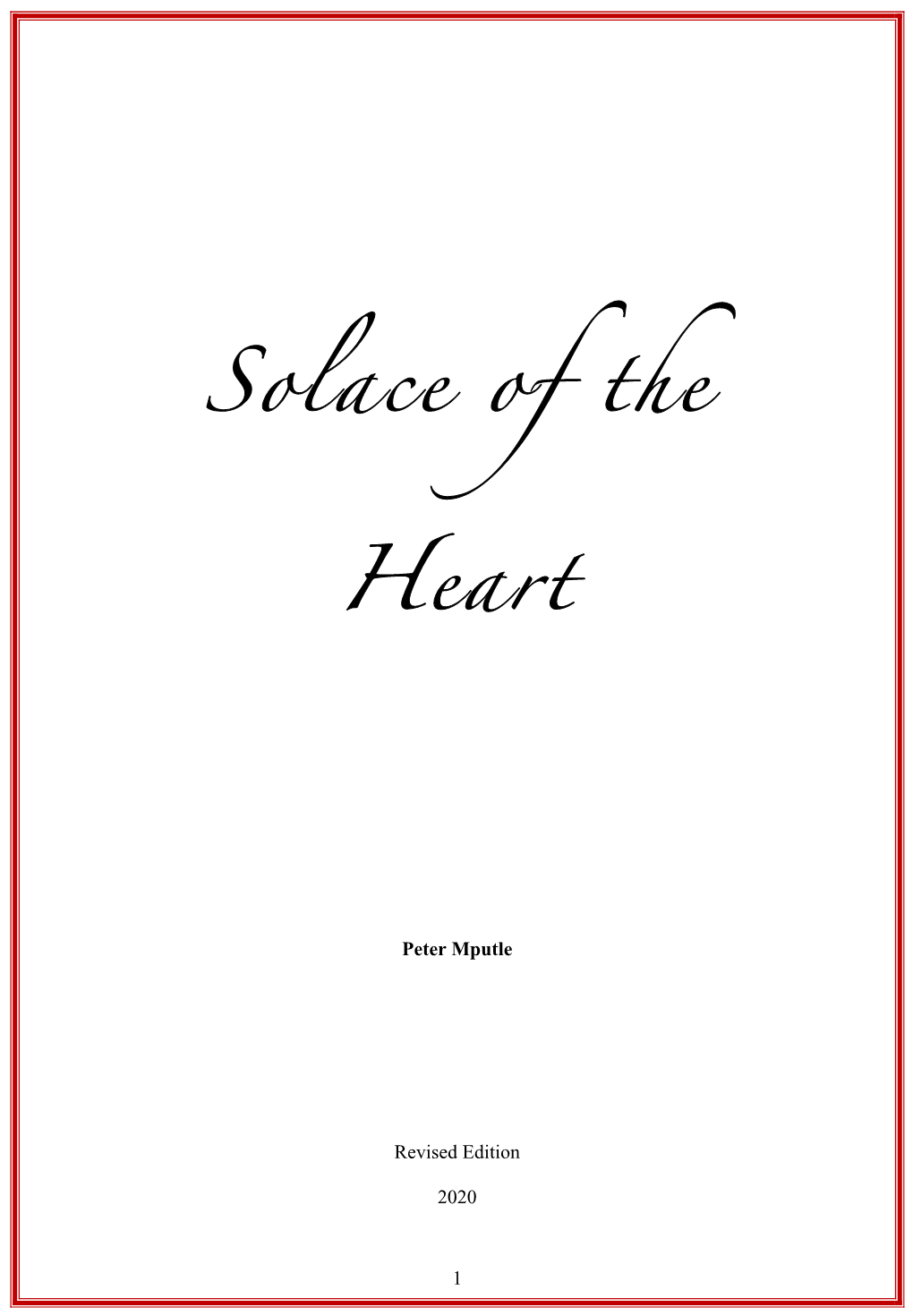 Solace of the Heart’
